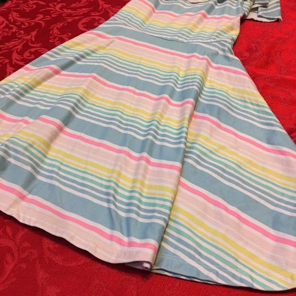 Kids Casual Dress - Pink and Blue - Picture 3 of 3